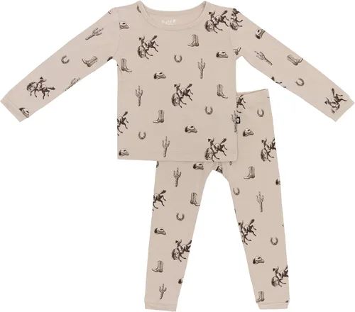 Vista 6 de KYTE BABY Juego de pijama para niños pequeños – Pijamas para niños pequeños hechas de material de rayón de bambú suave Pollito de Aloe