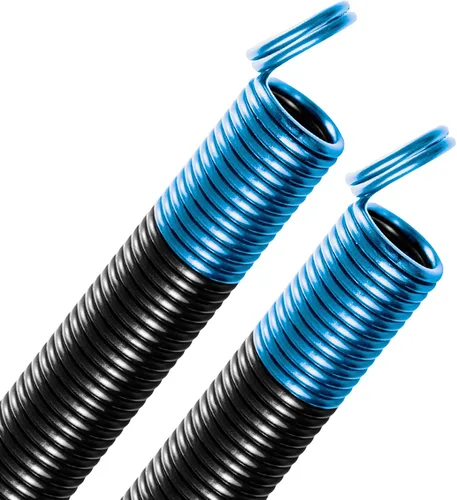 Vista 14 de Muelles de extensión de puerta de garaje de doble bucle para servicio pesado de 80 libras (paquete de 2) - Dorado Muelles para reparación