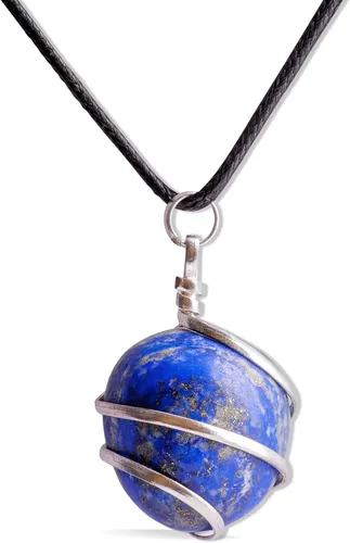 Vista 67 de PYOR Collar con colgante curativo de Reiki de cristal, gemas de buena suerte, prosperidad, riqueza, piedras preciosas naturales, collares de buena