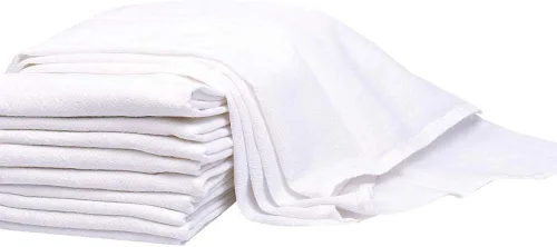 Vista 9 de Linteum Textile - Juego de 6 paños de cocina clásicos con saco de harina blanco, 100% algodón, absorbentes y de larga duración, paquete de 6, 28 x