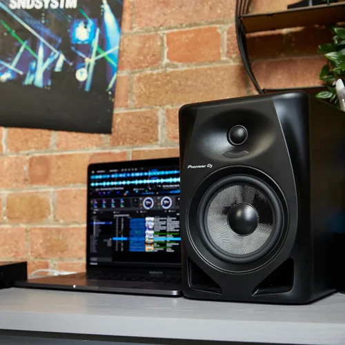 Vista 24 de Pioneer DJ - Altavoz de monitor activo DM-50D de 5 pulgadas, negro