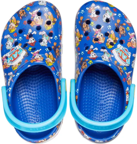 Vista 4 de Crocs Zuecos fuera de la cancha de Paw Patrol para niños