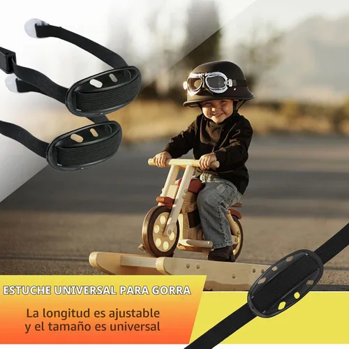 Vista 5 de Hoypeyfiy 4 correas universales para casco de barbilla, correas de nailon para casco de seguridad con mentón, accesorios de casco de construcción