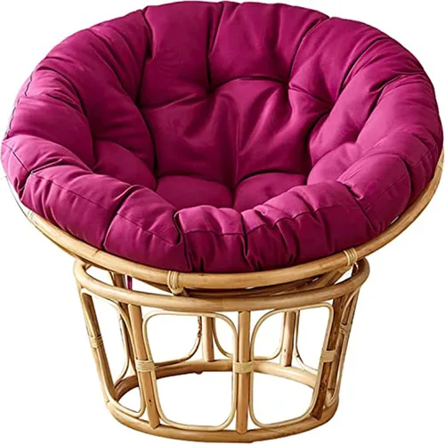 Vista 17 de HUHJYUGE Cojín colgante para silla de hamaca de solo 16 x 16 pulgadas, cojín de repuesto impermeable para silla colgante, cesta colgante, cojín