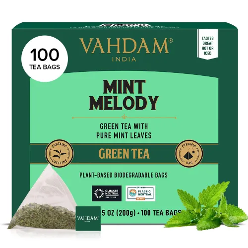 Vista 33 de VAHDAM - Bolsas de té negro Assam (100 unidades) con alto contenido de cafeína, sin gluten, bolsas de té de hojas sueltas enteras Fuertes