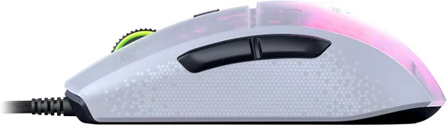 Vista 4 de ROCCAT Burst Pro - Mouse para juegos de PC, interruptores ópticos, mouse ergonómico súper ligero, con cable, iluminación RGB, rueda