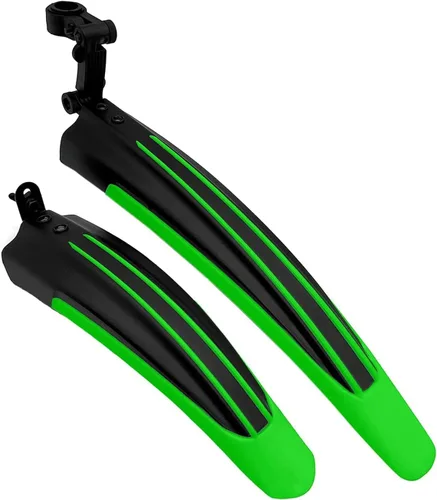 Vista 4 de Conjunto de guardabarros ajustable para bicicleta de montaña, bicicleta de bicicleta, neumáticos delanteros y traseros, guardabarros