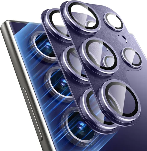Vista 7 de Protector de Lente de Cámara para Samsung Galaxy S24 Ultra, [Protección Completa] [Adsorción de Fuerza Potente] Protector de Pantalla de Cámara