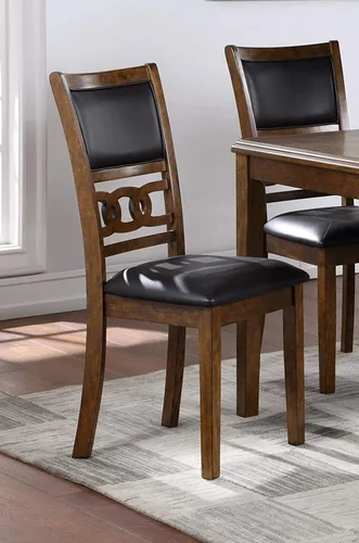 Vista 2 de New Classic Furniture Sillas de comedor Gia, juego de 2, color marrón