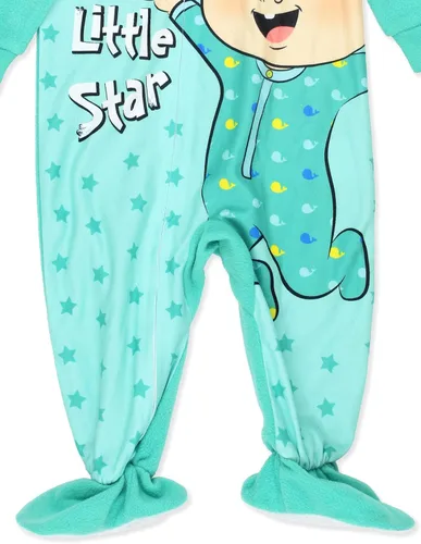 Vista 4 de Cocomelon Pijama para dormir con pies para niños pequeños