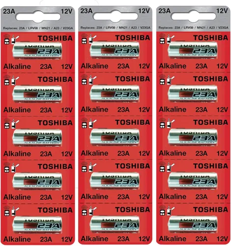 Vista 4 de TOSHIBA Batería alcalina 27A GP27A MN27 A27BP de 12 voltios (2 baterías)