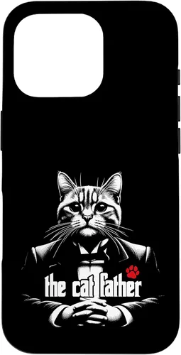 Vista 20 de The Catfather Fathersday Funny Gifts Best Birthday Cat Dad Case for iPhone 16