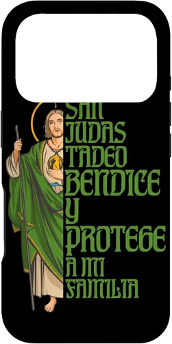 Vista 30 de Saint Jude Thaddeus. Bless and Protect My Family Case for iPhone 17