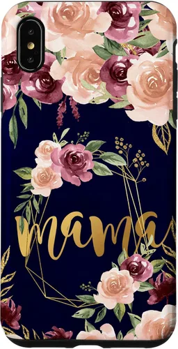 Vista 11 de Mama Floral New Mom Flower Print Pregnant Woman Watercolor Case for iPhone 17