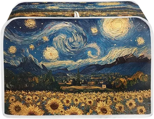 Vista 47 de Mumeson Fundas para tostadoras de café, a prueba de polvo, protección de huellas dactilares, ligeras, cubiertas para horno tostador de 2 rebanadas