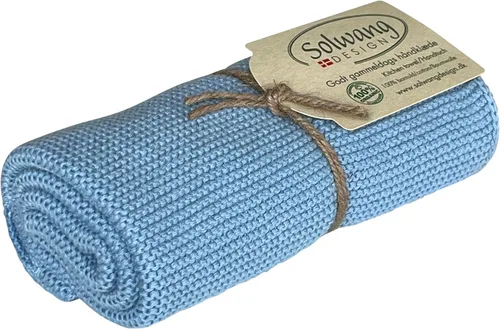 Vista 37 de Solwang 100% algodón orgánico certificado fabricado en la India Toalla de cocina/mano de diseño danés (verde ártico orgánico)