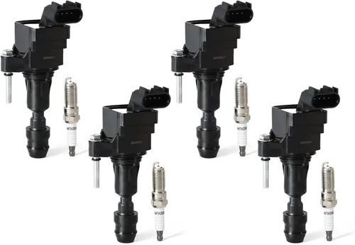 Vista 18 de Paquete de 6 bobinas de encendido UF242 y bujía de iridio IZFR5K11 compatible con Honda Accord Odyssey 3.0L 3.5L V6, Acura CL TL 3.2L V6 Reemplazar