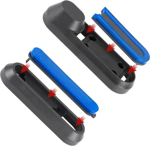 Vista 8 de Scooter Reflectante Cubierta lateral decorativa Accesorios Scooter 4 unids Cubierta lateral de rueda delantera y trasera Modificación Set Scooter