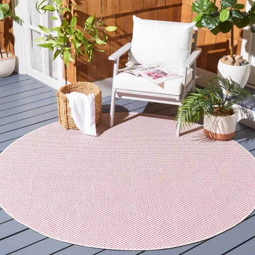 Vista 41 de SAFAVIEH Alfombra Lavable para Exteriores Colección Courtyard - 2'3" x 5', Azul Aqua y Gris, No Desprende Pelusa y Fácil Limpieza, Ideal para Patio