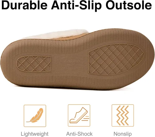 Vista 6 de RockDove Pantuflas estilo mocasín con purpurina Caroline para mujer