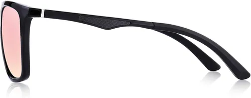 Vista 3 de Gafas de sol polarizadas OLIEYE para hombres de aluminio gafas de sol para hombre - conducción rectangular gafas de sol para hombremujer