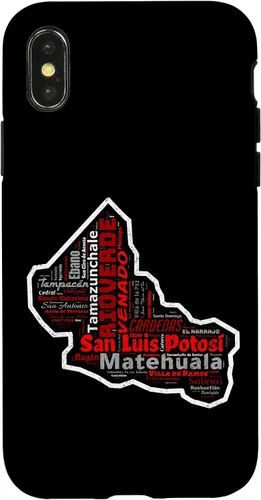 Vista 5 de iPhone 12 mini San Luis Potosí México Mapa Camiseta Ciudades Y Municipios Case