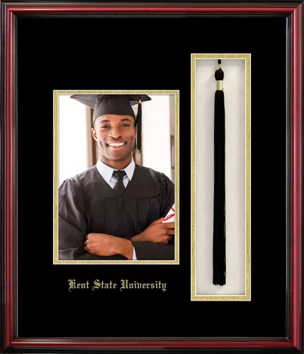 Vista 55 de Campus Images NCAA unisex 5x7 Portrait with Tassel Box Petite Cherry 2-Cereza