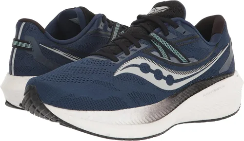 Vista 7 de Saucony Triumph 20 - Tenis de correr para hombre crepúsculonegro 105 de ancho negroTwilightBlack