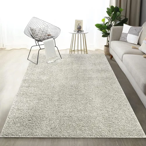 Vista 19 de Fashionwu Alfombra grande esponjosa de 5 x 8 pies, alfombra de felpa para sala de estar, guardería, antideslizante, alfombra mullida para decoración