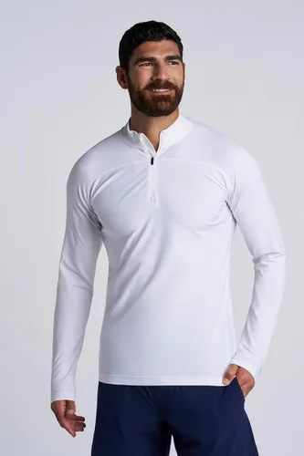Vista 3 de Coolibar UPF 50+ Nocona Zip Rash Guard - Protector solar para hombre