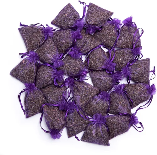 Vista 10 de Lavande Sur Terre LV-B-1 - Bolsa de 12 sobres de lavanda seca con flores de lavanda para cajones y armarios, LV-B-1