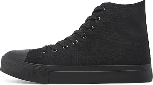Vista 49 de ZGR Tenis de lona para hombre, con cordones, clásicos, casuales, para caminar