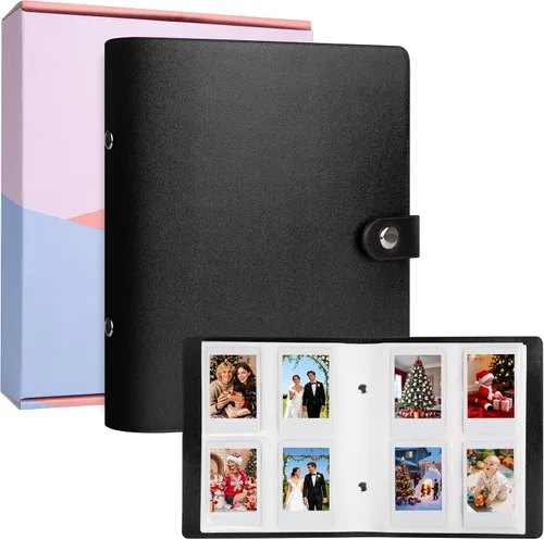 Vista 9 de Álbum de fotos de 320 bolsillos para fotos Polaroid de 2 x 3 pulgadas, álbum de fotos con capacidad para 320 fotos para Fujifilm Instax Mini 12 11 9