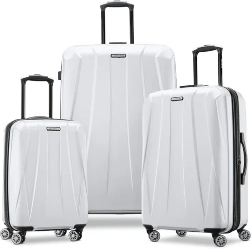 Vista 19 de Samsonite Centric 2 Set de maletas rígidas expandibles con ruedas giratorias dobles, Azul Caribe, Juego de 2 piezas (equipaje de mano/grande)
