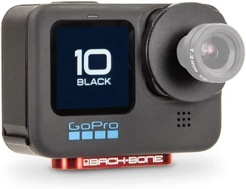 Vista 4 de Back-Bone Ribcage H10PRO Modificado MFT M12 CS C Mount con cámara Hero10 Cámara Negro Deportes Acción Profesional