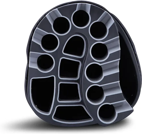 Vista 5 de Big Max Dri Lite Silencio 2 - Bolsa impermeable para carrito de golf con protector de 14 vías para club de golf con parte superior, bolsillos