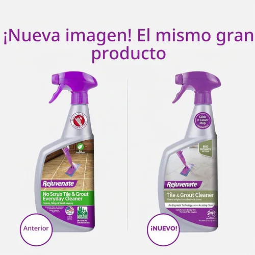 Vista 2 de Rejuvenate Bio-Enzymatic Limpiador de azulejos y lechadas sin exfoliantes aclara e ilumina cada vez (32 onzas)
