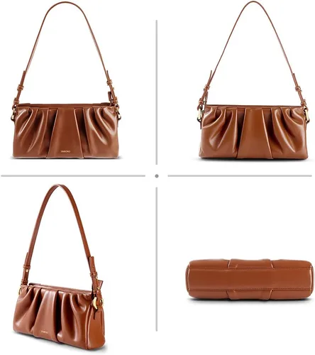 Vista 7 de SINBONO Evelyn Hobo - Bolso de mano con cierre de cremallera y correas ajustables para mujer