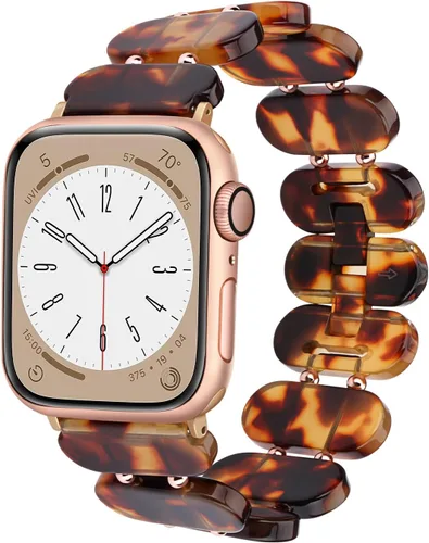 Vista 5 de Correas de resina para Apple Watch de 1.496 pulgadas, 1.575 pulgadas, 1.614 pulgadas, 1.654 pulgadas, 1.732 pulgadas, 1.772 pulgadas, 1.772