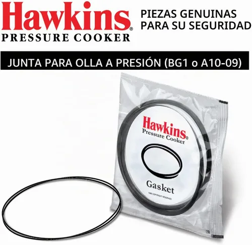 Vista 2 de Hawkins A10-09 - Anillo de sellado para ollas a presión, 2 a 4 litros, color negro