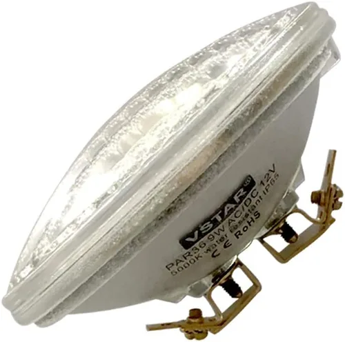 Vista 6 de Vstar LED PAR36 9W (Eq a 50W halógeno) 12V AC/DC lámpara paisaje impermeable (paquete de 4 - blanco cálido)