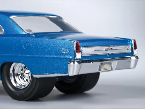 Vista 6 de Kit de modelo AMT636R Skill 2 Chevrolet Nova Pro Street 1966, escala 1/25