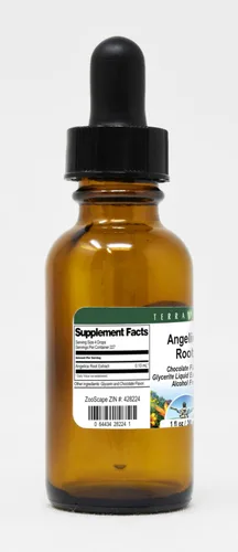 Vista 2 de Angélica Root - Extracto líquido de glicerita (1:5) - Sabor a chocolate (1 fl oz, ZIN: 428224)