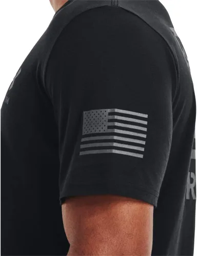 Vista 3 de Under Armour - Camiseta nueva con lema Freedom para hombre