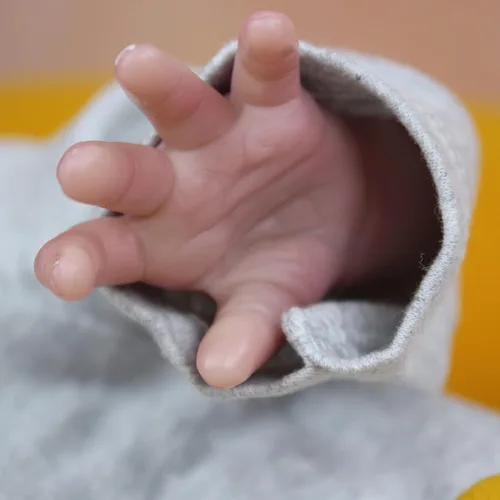 Vista 5 de 50 CM 3D Pintura Piel Suave Silicona Bebé Reborn Muñeca Niño Como Real Dormir Recién Nacido Vivo para Niña Regalo Arte Bebe Vestir Juguete