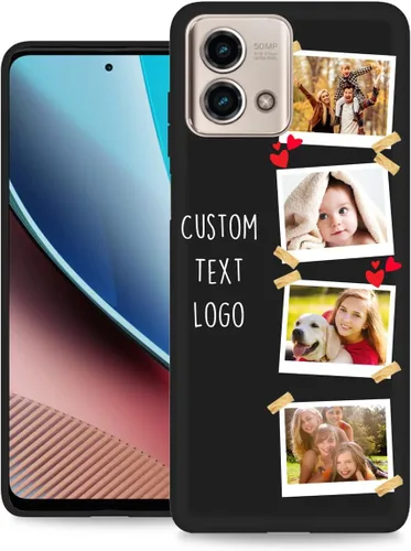 Vista 50 de Funda personalizada para Motorola Moto G Stylus 5G con nombre de foto y texto – GStylus 5G personalizada para teléfono móvil/smartphone/teléfono