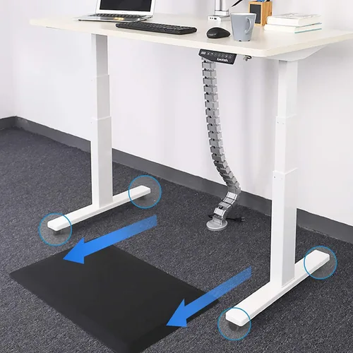 Vista 2 de FlexiSpot Juego de 4 ruedas de patas de escritorio ajustables en altura