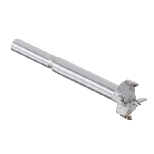 Vista 10 de Forstner Broca - Broca de carburo de tungsteno de 0.98 pulgadas para muebles de madera, bisagra, carpintería, vástago redondo, gris