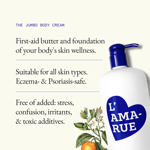 Vista 8 de L'AMARUE Advanced Repair Body Cream - Jumbo Size 16.3 fl oz: Hidratación no grasosa, humectante reafirmante y antienvejecimiento Root Cause