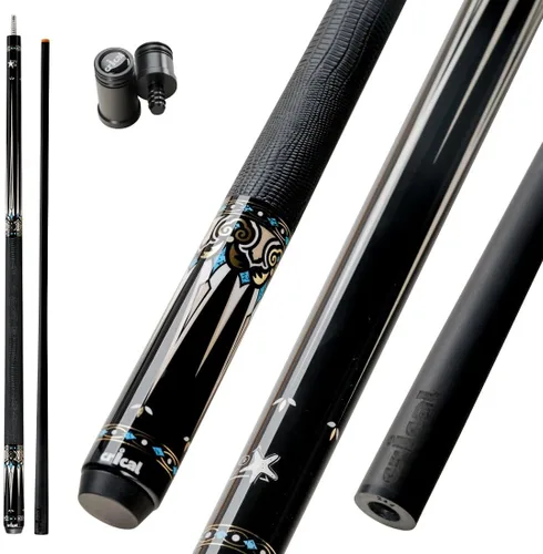 Vista 9 de CRICAL CXD Series Carbon Fiber Pool Cue, Low Deflection 12.5mm tip, Pro Taper shaft, precise control, easy stroke feel for adults